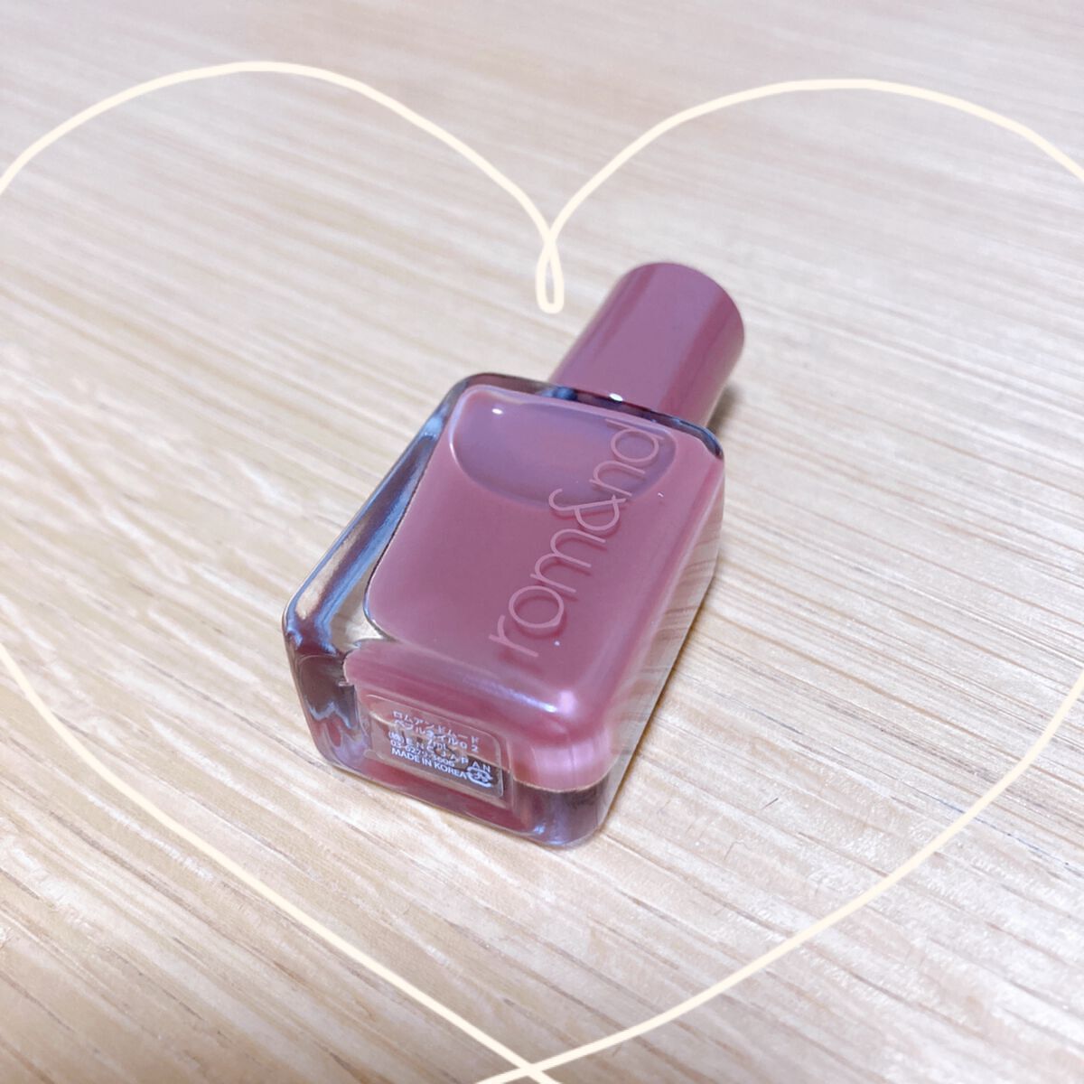 ムードペブルネイル/rom&nd/マニキュアを使ったクチコミ（1枚目）