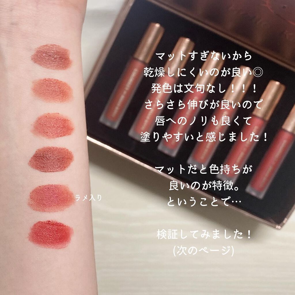 ミルキーコスメ on LIPS 「-COLORKEY×HELLOKITTYリップ6本セット-┈┈..」(3枚目)