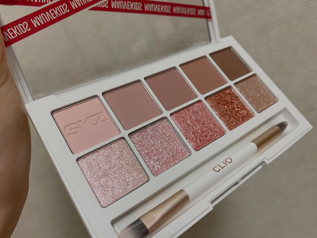 straykids限定カラープロアイパレット/CLIO/アイシャドウパレットを使ったクチコミ(1枚目)