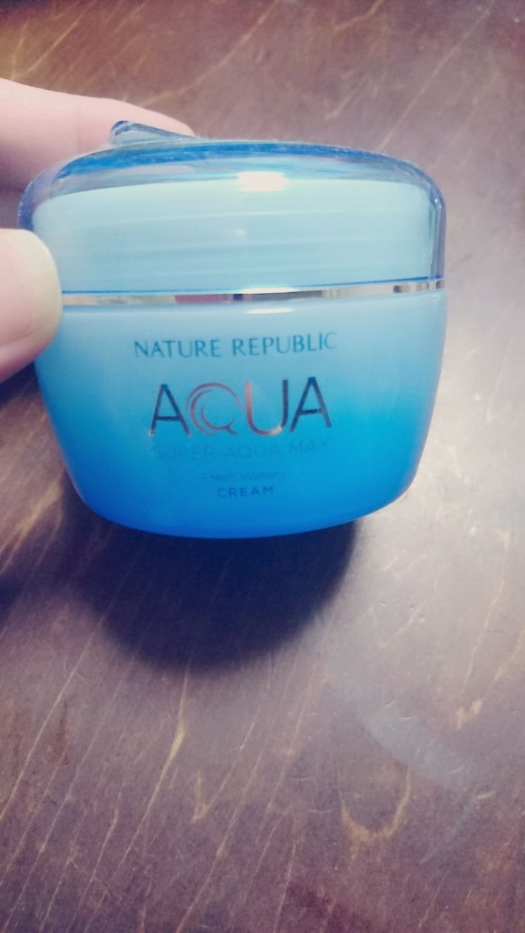 スーパーアクアマックス水分クリーム/ネイチャーリパブリック/フェイスクリームを使ったクチコミ(1枚目)