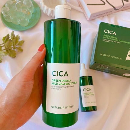 グリーン ダーマCICAビックトナー/ネイチャーリパブリック/化粧水を使ったクチコミ(4枚目)