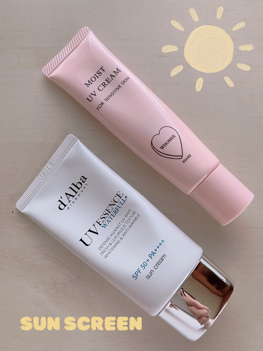 モイスト UVクリーム 30g/WHOMEE/日焼け止めクリームを使ったクチコミ（1枚目）