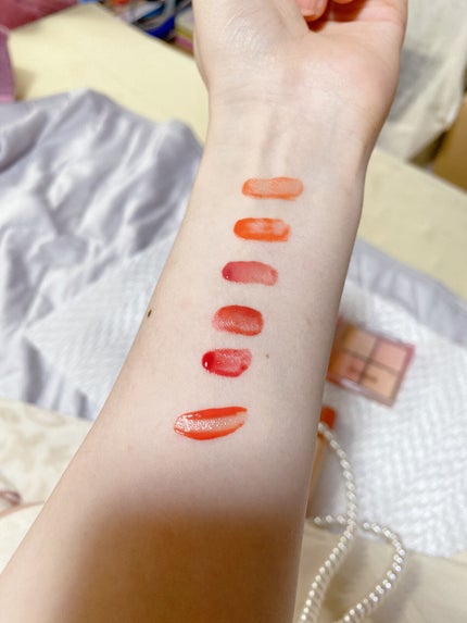 ウォーターグロスティント/dasique/リップティントを使ったクチコミ(4枚目)