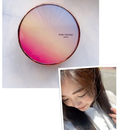 ピンクティーツリーカバーアップグロウクッション/APLIN/クッションファンデーションを使ったクチコミ(5枚目)