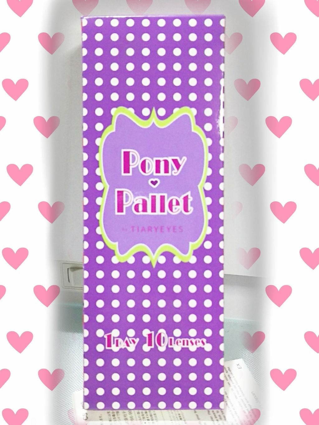 ポニーパレット ワンデー by ティアリーアイズ/Pony Pallet/ワンデー(1DAY)カラコンを使ったクチコミ(1枚目)
