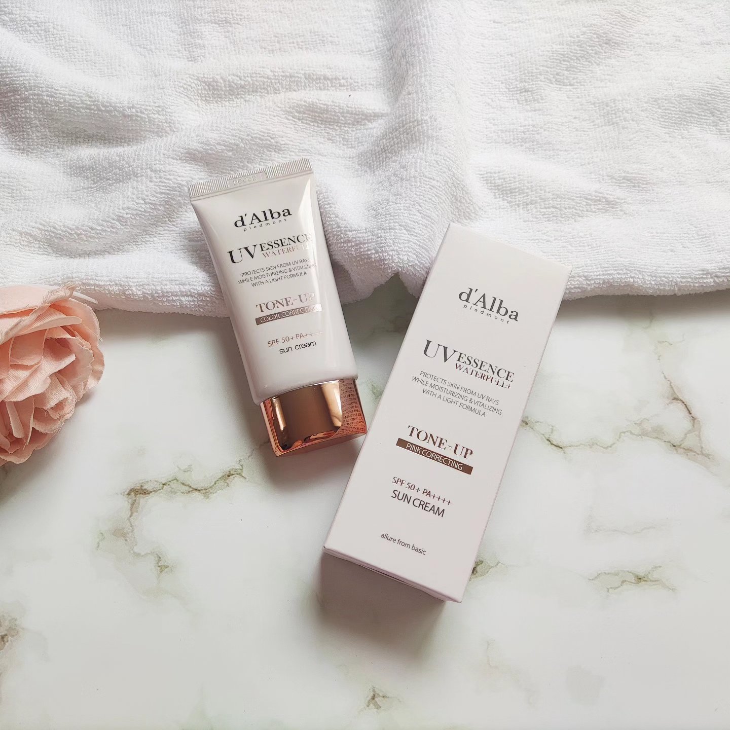 ウォータフルトーンアップサンクリーム/ダルバ/日焼け止めクリームを使ったクチコミ（1枚目）