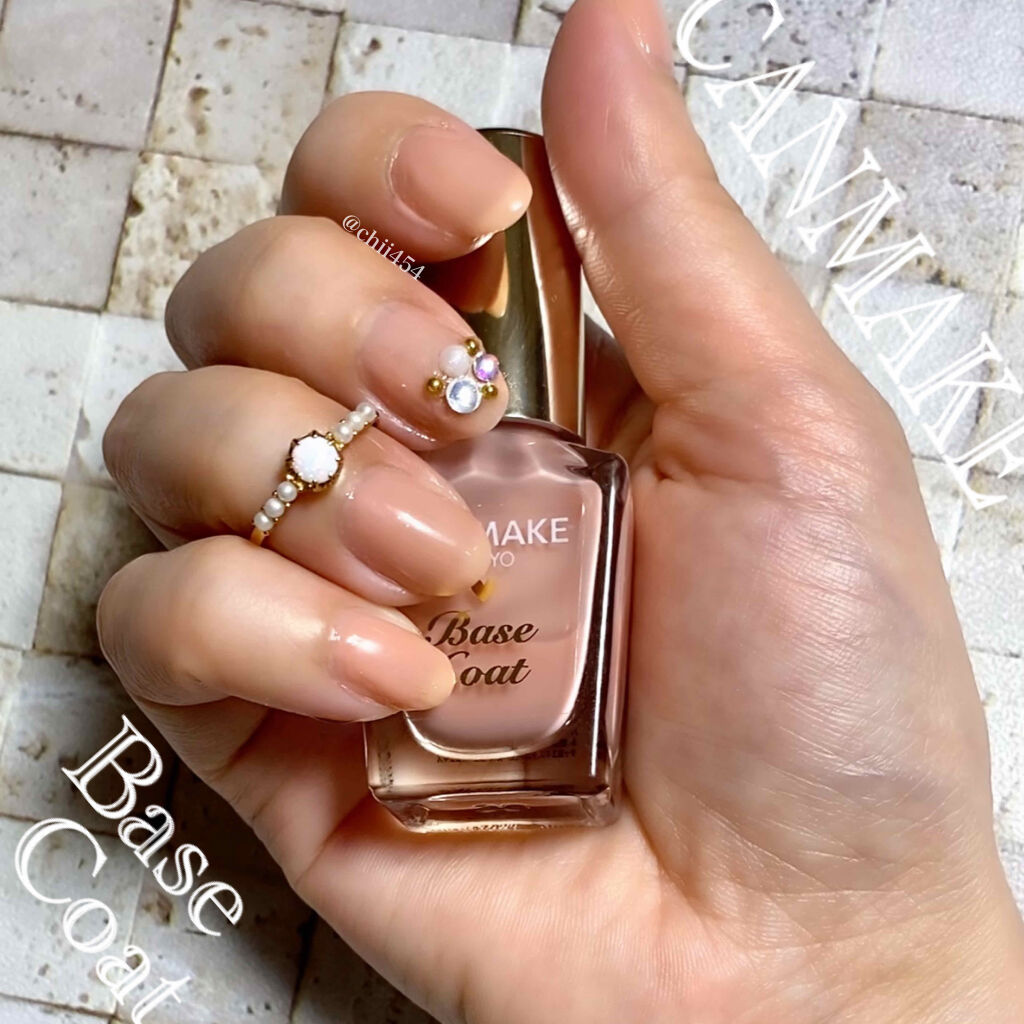 カラフルネイルズ NBC ベースコート/キャンメイク/マニキュアを使ったクチコミ（1枚目）