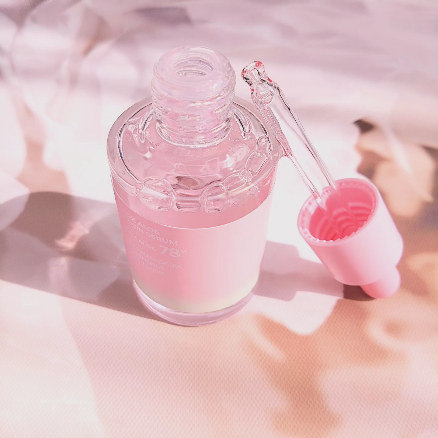 ピンクアロエムチンセラム/APRILSKIN/美容液を使ったクチコミ（3枚目）