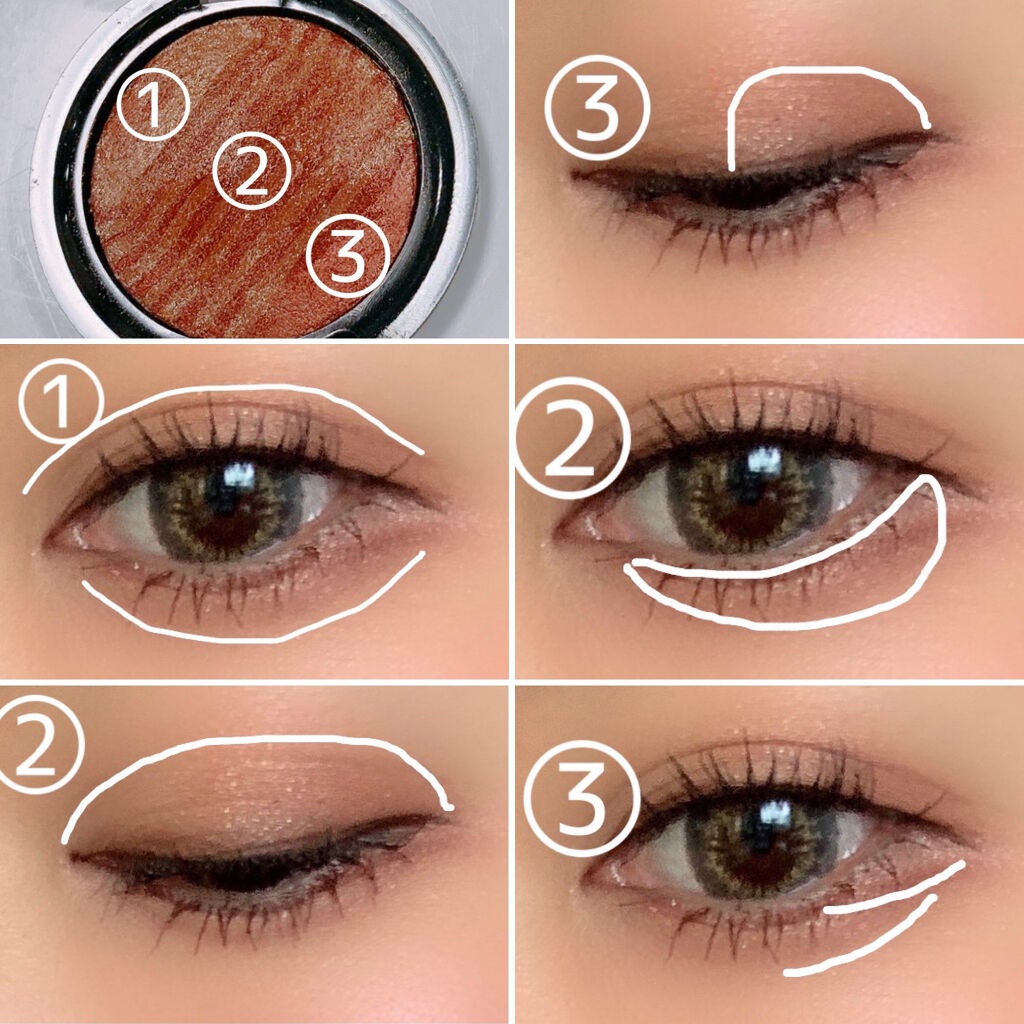 ジェルアイライナー/CEZANNE/ジェルアイライナーを使ったクチコミ(3枚目)