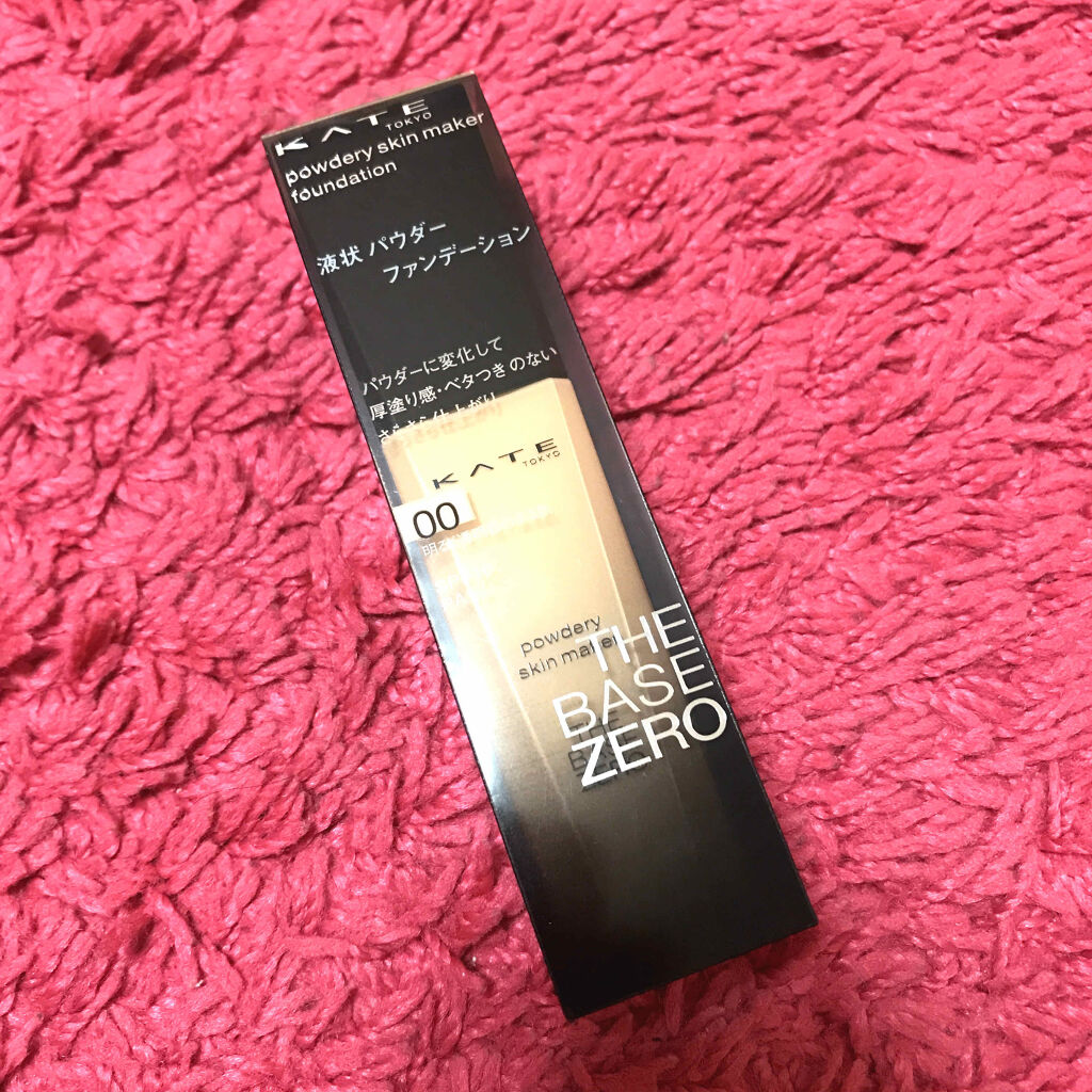 パウダリースキンメイカー 00 明るく透明感のある肌/KATE/リキッドファンデーションを使ったクチコミ（1枚目）