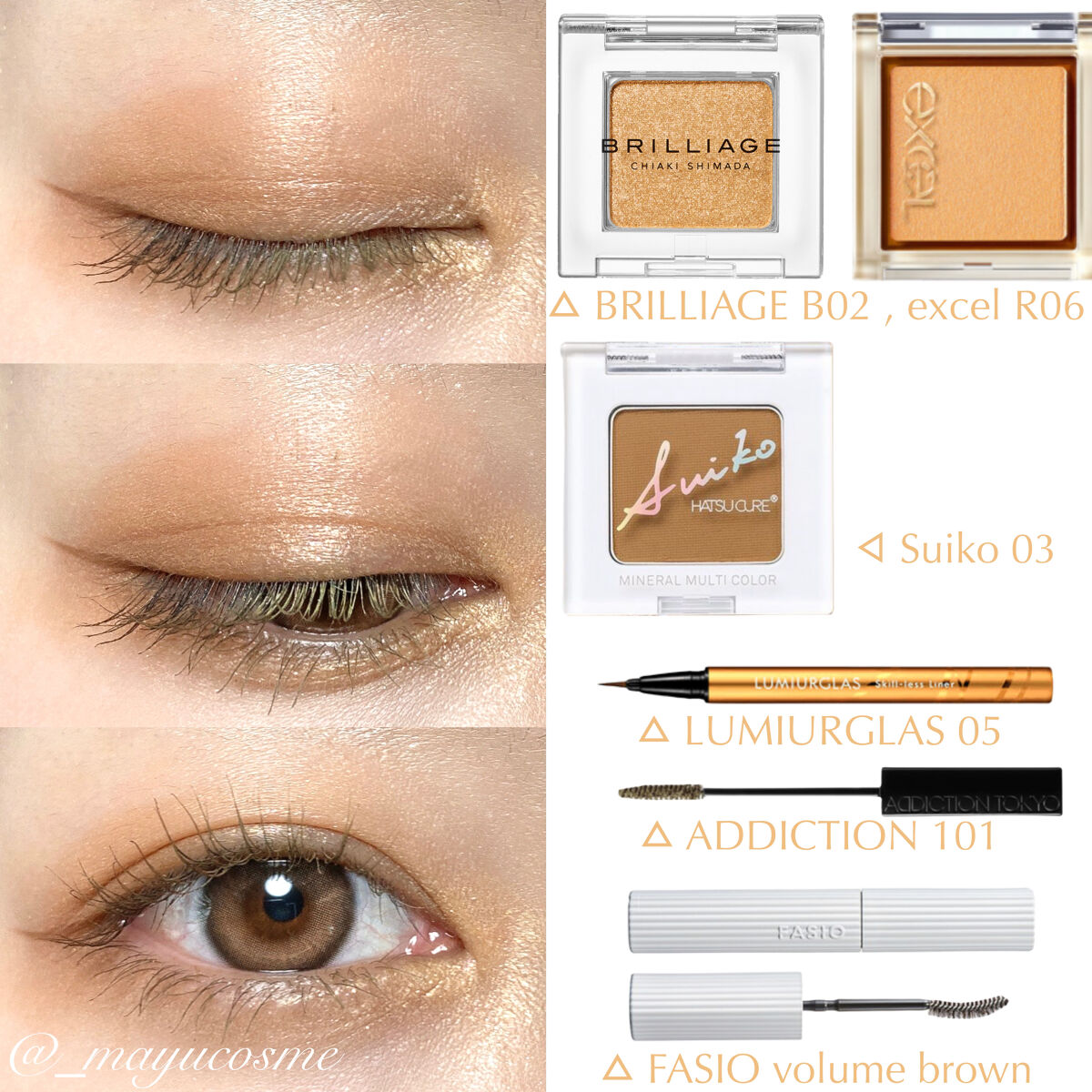SUIKOミネラルマルチカラー 03 ヘーゼルブラウン/SUIKO HATSUCURE/単色アイシャドウを使ったクチコミ（3枚目）