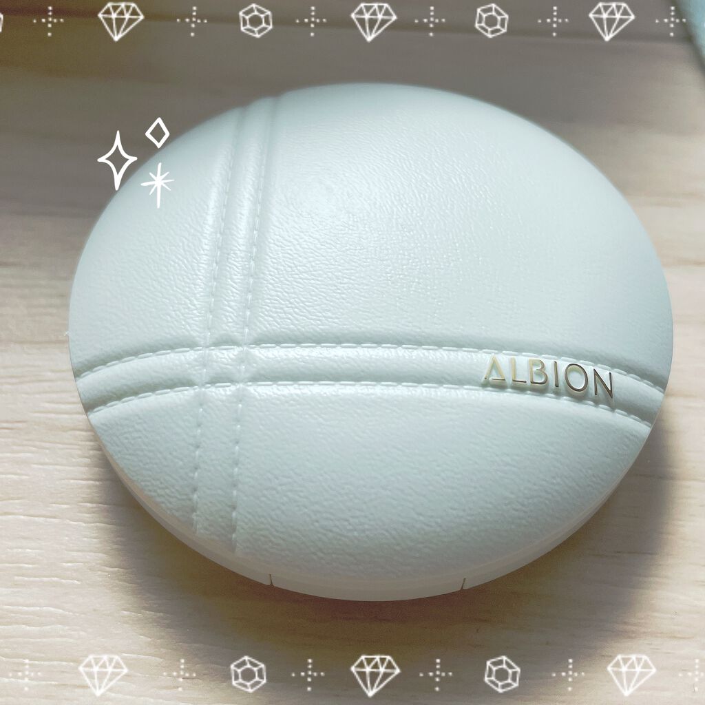 ホワイトレア エアー 01  ライトベージュ/ALBION/パウダーファンデーションを使ったクチコミ（1枚目）