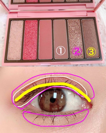 プレイカラーアイズミニ/ETUDE/アイシャドウパレットを使ったクチコミ(3枚目)