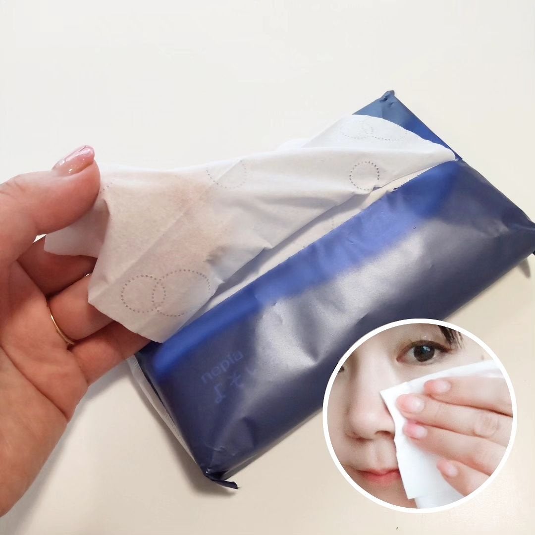 よそいき保湿ティシュ/ネピア/ティッシュを使ったクチコミ(5枚目)