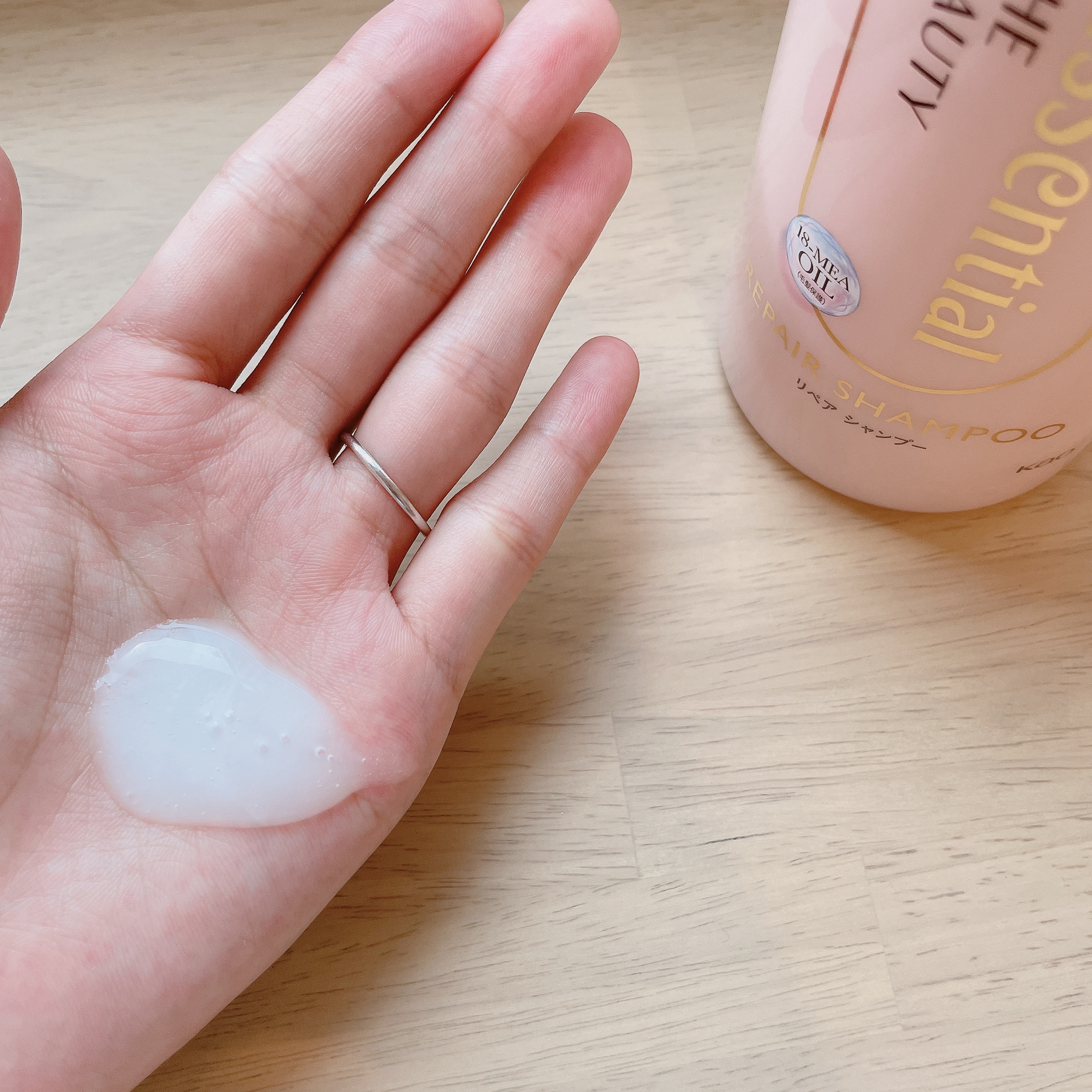 ザビューティ リペアシャンプー・コンディショナー/エッセンシャル/市販シャンプーを使ったクチコミ（3枚目）