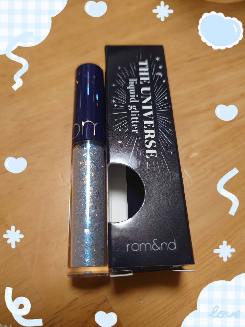 リキッド グリッター シャドウ/rom&nd/グリッターを使ったクチコミ（1枚目）