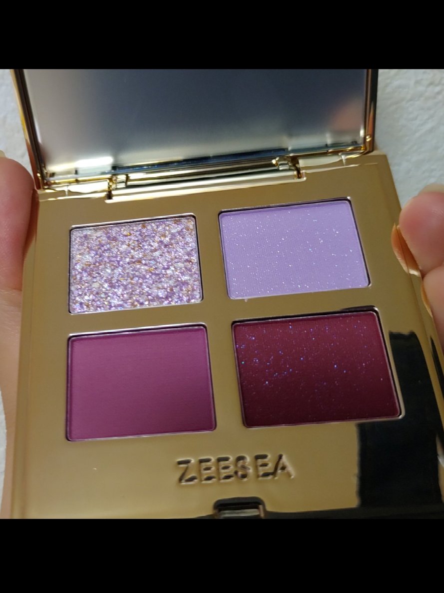 ドリームランドアイシャドウ ( 4シェード )/ZEESEA/アイシャドウパレットを使ったクチコミ（3枚目）