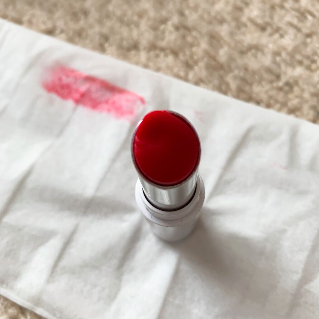 ラスティングフィニッシュ ティントリップ 001 トゥルーレッド/リンメル ロンドン/リップティントを使ったクチコミ（2枚目）