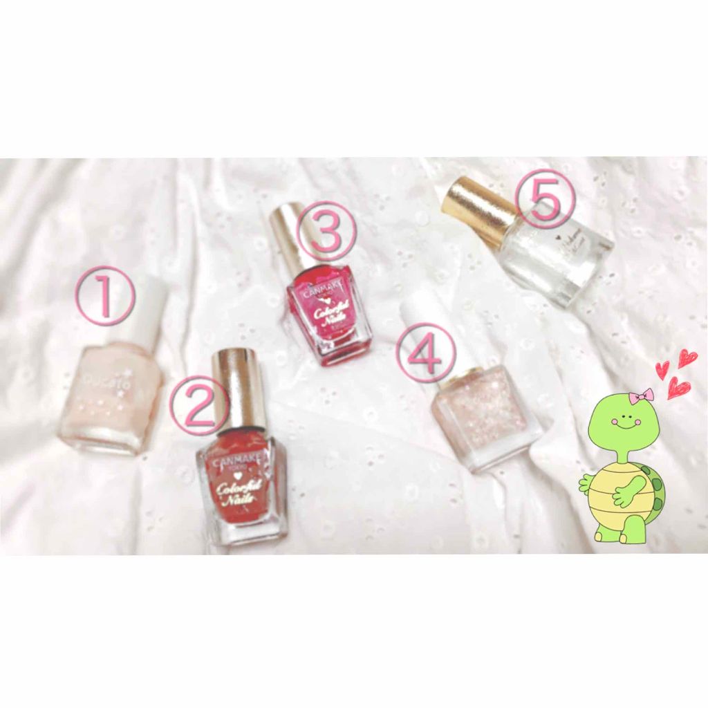 カラフルネイルズ/キャンメイク/マニキュアを使ったクチコミ（2枚目）