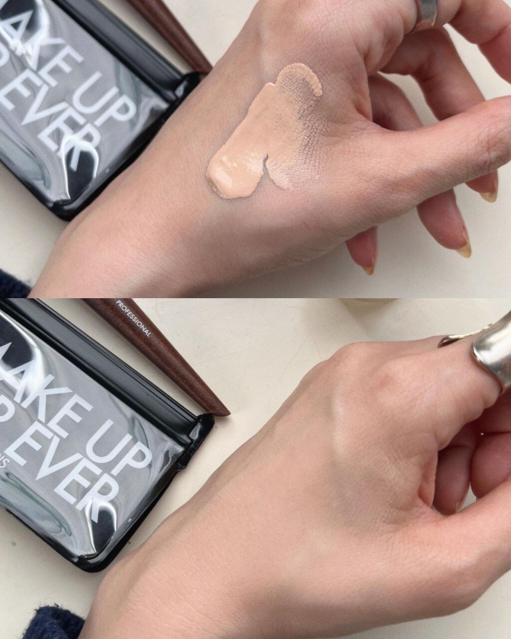 HDスキンファンデーション/MAKE UP FOR EVER/リキッドファンデーションを使ったクチコミ(2枚目)