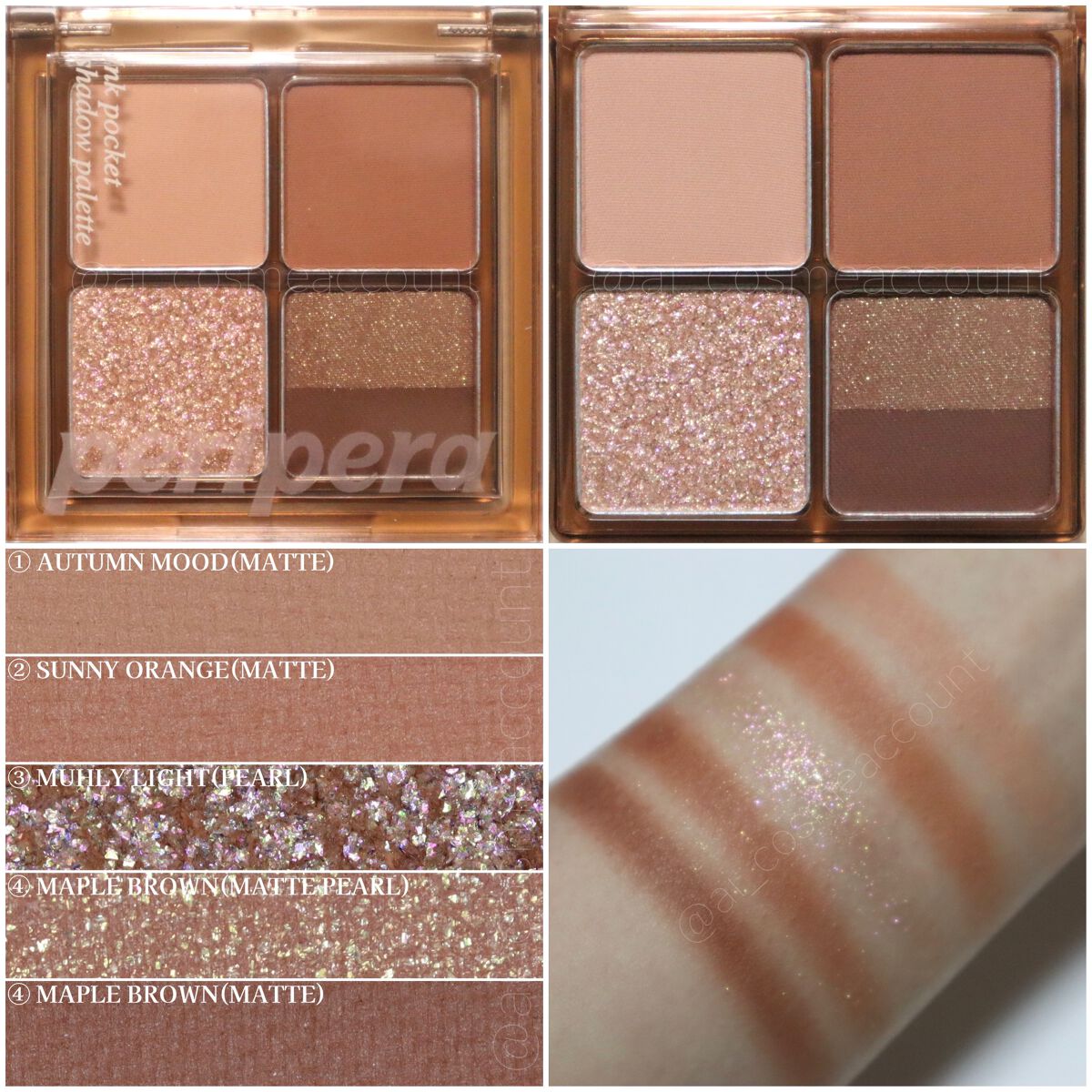 ペリペラ インク ポケット シャドウ パレット/PERIPERA/アイシャドウパレットを使ったクチコミ(6枚目)