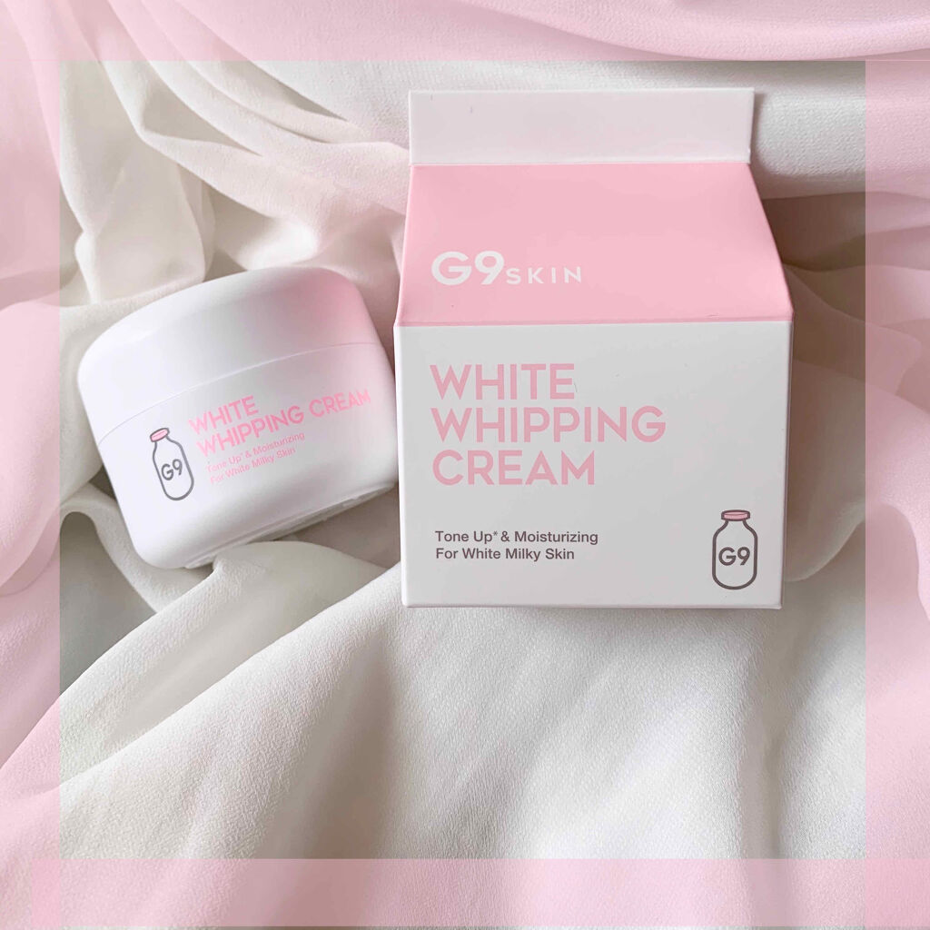 WHITE WHIPPING CREAM(ウユクリーム)/G9SKIN/化粧下地を使ったクチコミ（1枚目）