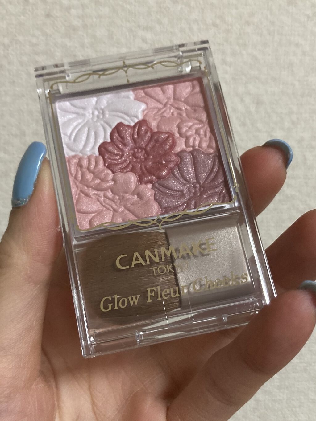 グロウフルールチークス/キャンメイク/パウダーチークを使ったクチコミ（1枚目）