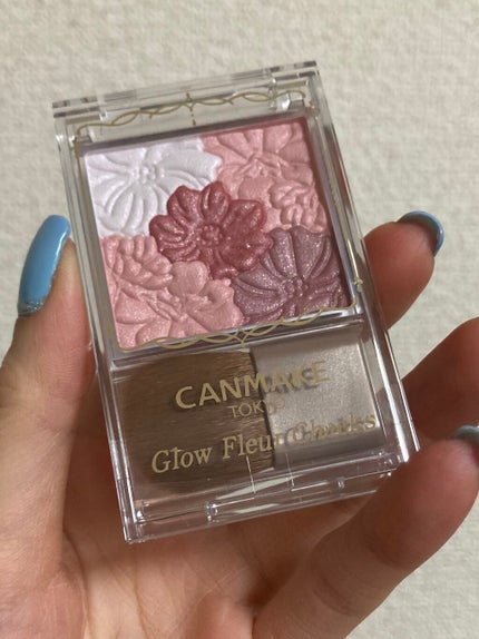 グロウフルールチークス/キャンメイク/パウダーチークを使ったクチコミ(1枚目)