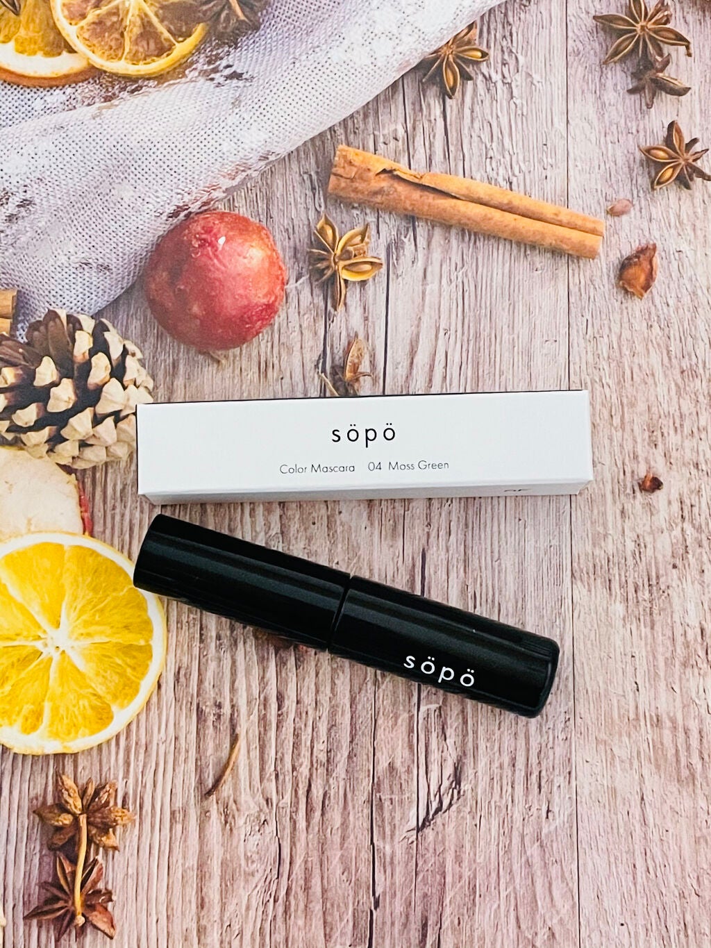 カラーマスカラ/sopo/マスカラを使ったクチコミ(1枚目)