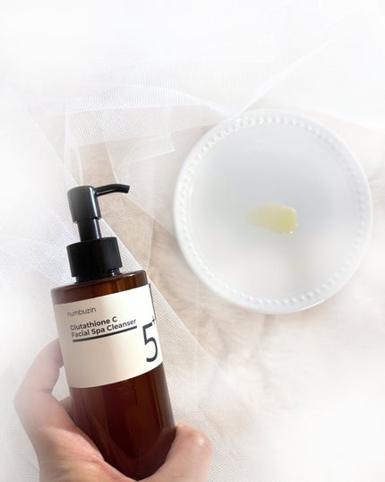 5番 白玉グルタチオンCアロママッサージクレンジング/numbuzin/オイルクレンジングを使ったクチコミ(2枚目)