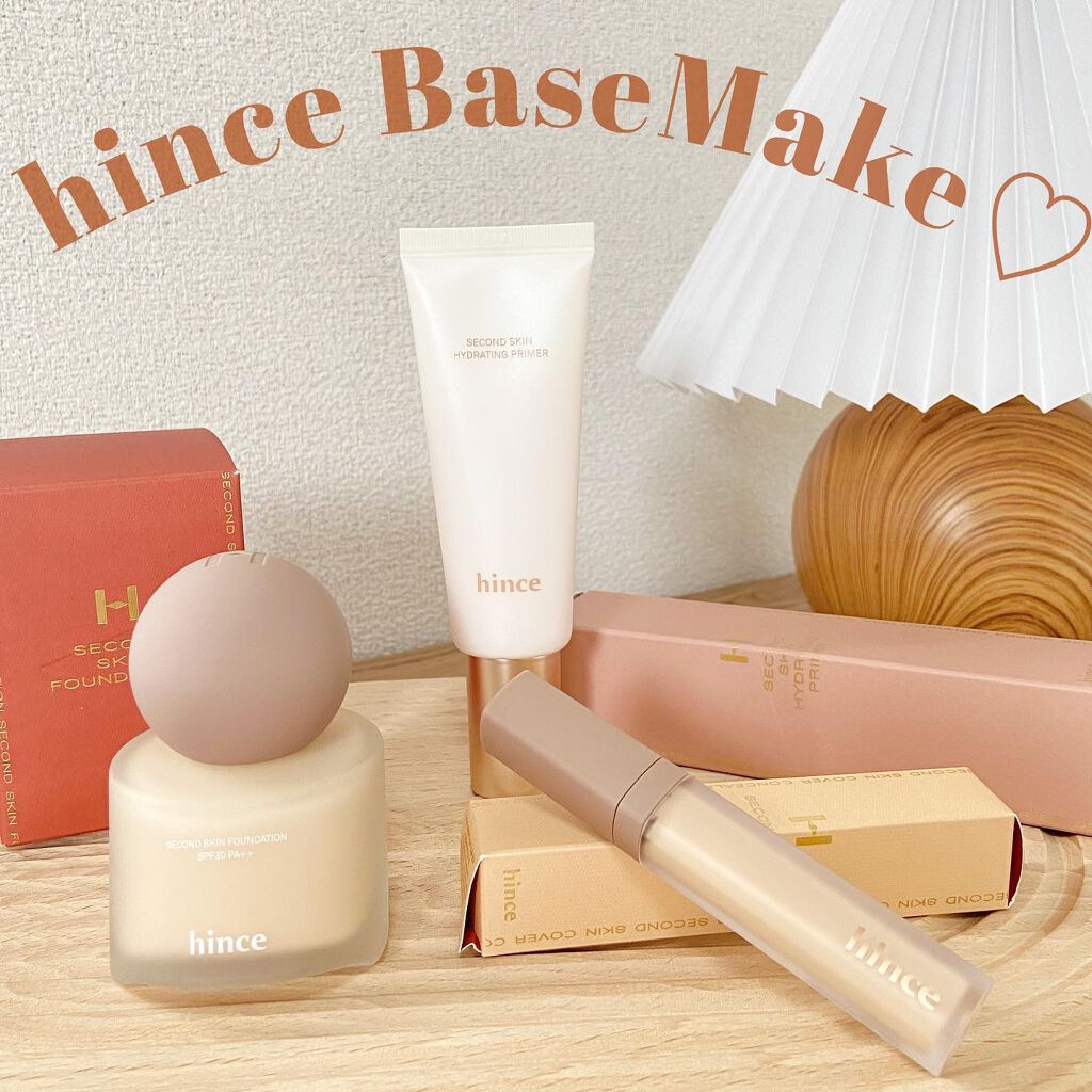 セカンドスキンファンデーション/hince/リキッドファンデーションを使ったクチコミ(1枚目)