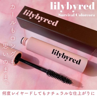 ナイントゥナイン サバイバルカラーカラ 05 Black Brown/lilybyred/マスカラを使ったクチコミ（1枚目）