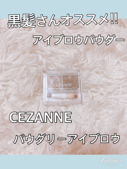 パウダリーアイブロウ/CEZANNE/パウダーアイブロウを使ったクチコミ(1枚目)