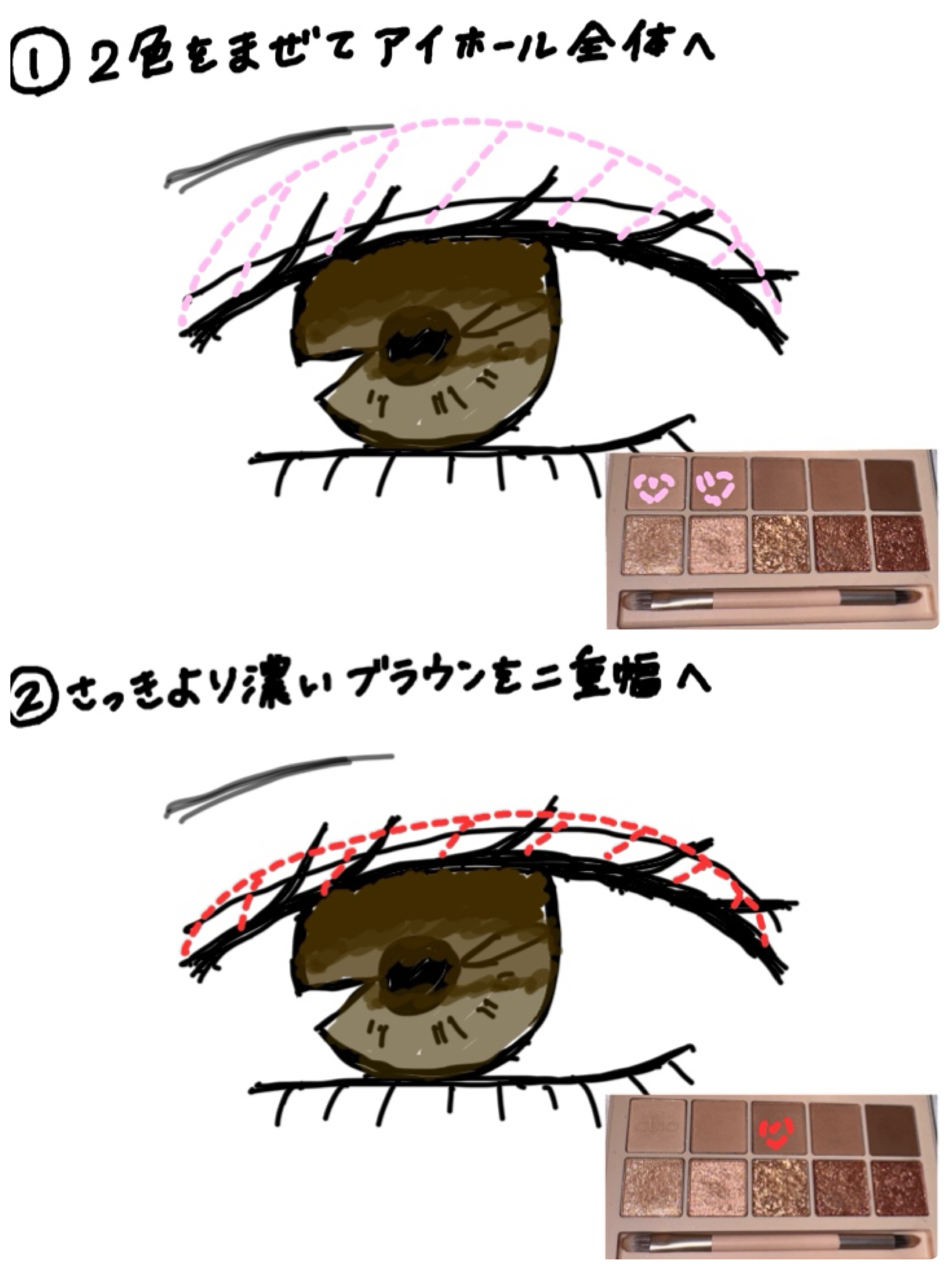 プロ アイ パレット/CLIO/アイシャドウパレットを使ったクチコミ（2枚目）