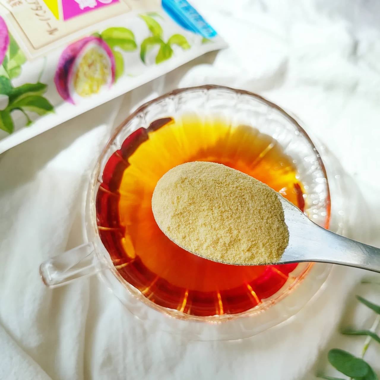 パッションフルーツLaboパウダー/森永製菓/食品を使ったクチコミ(1枚目)