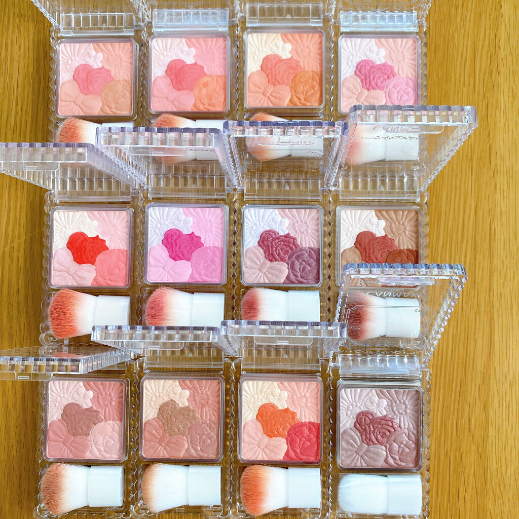 グロウフルールチークス/キャンメイク/パウダーチークを使ったクチコミ（2枚目）