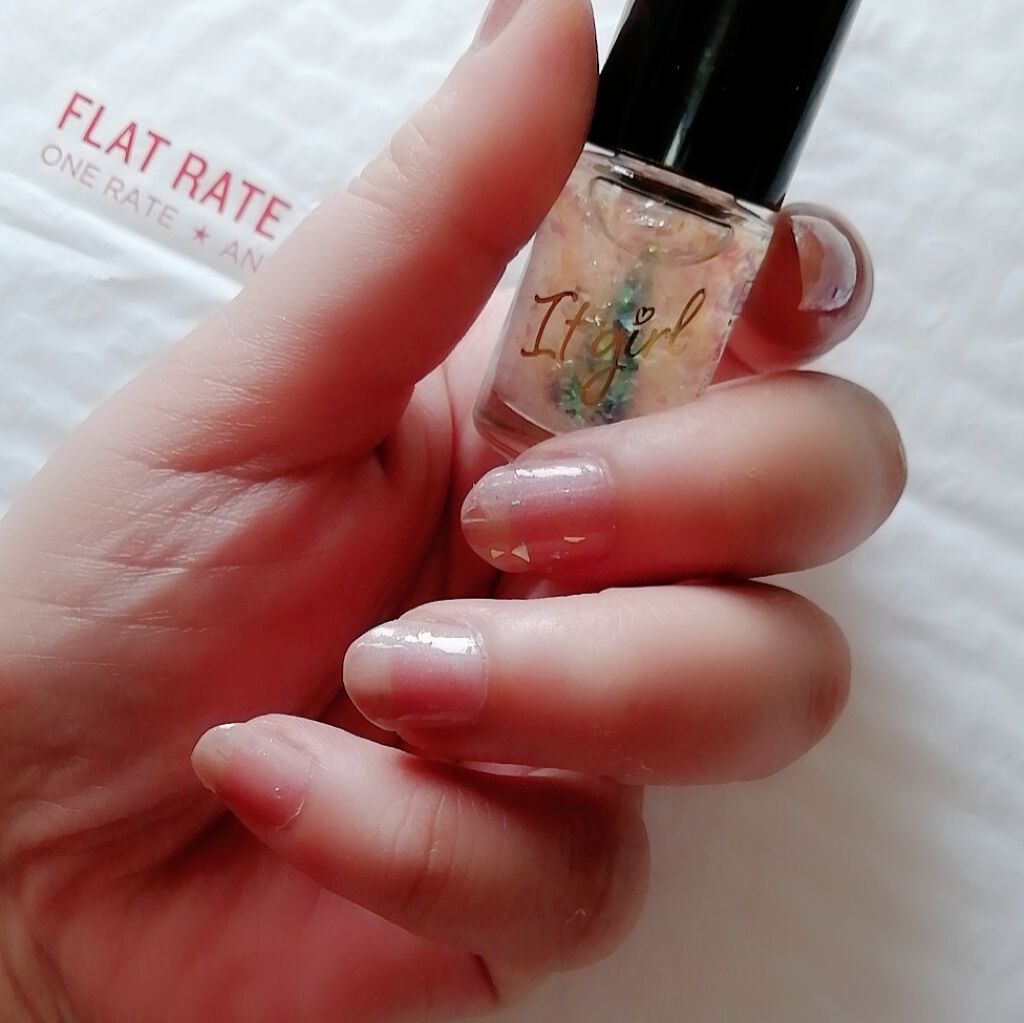 ITGグリッターネイル/DAISO/マニキュアを使ったクチコミ（1枚目）