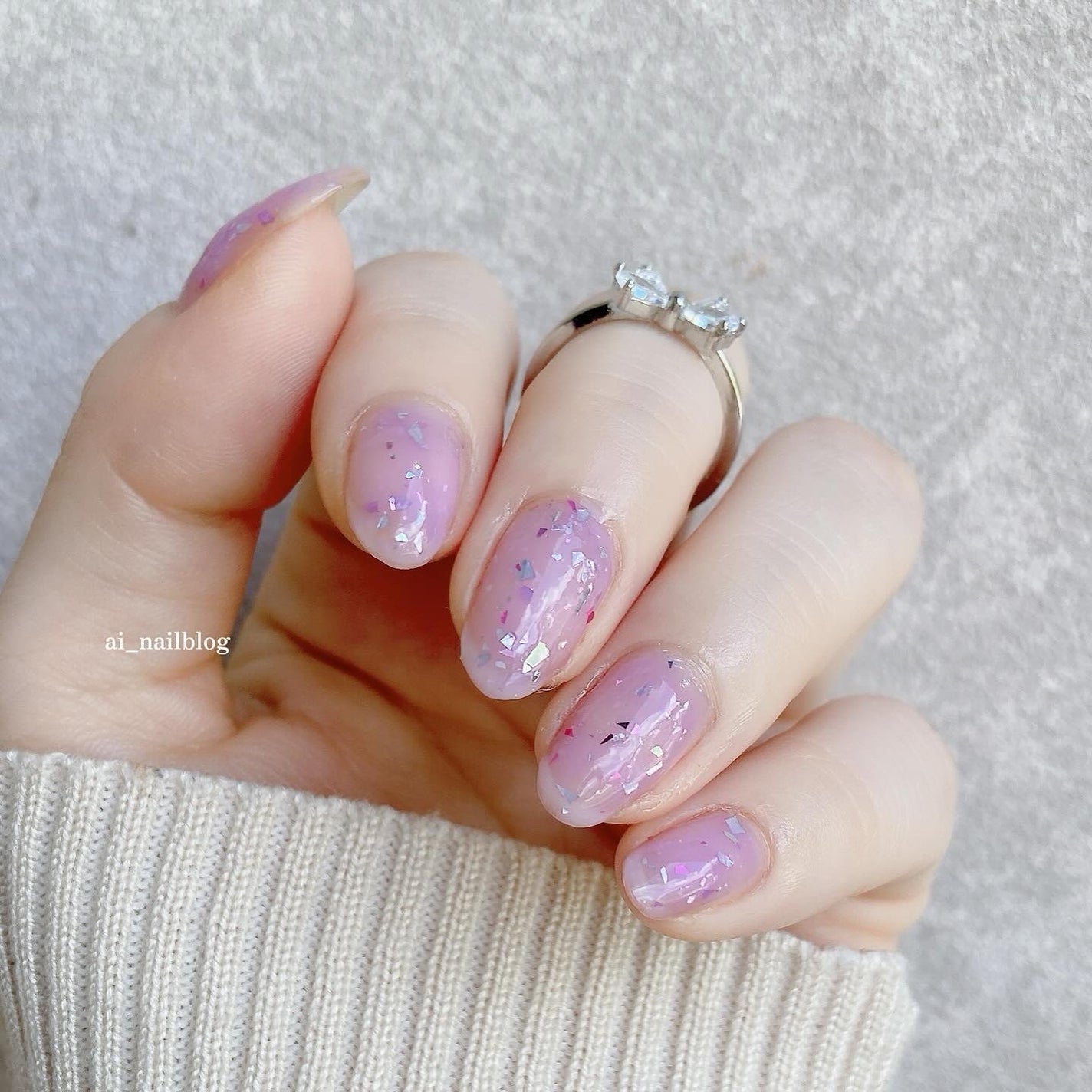 ティアラ剥がせる水性ネイルカラー/チアミーティアラ/マニキュアを使ったクチコミ(2枚目)