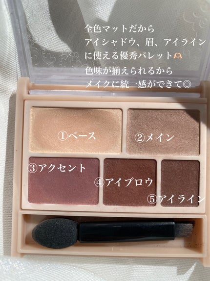 パーフェクトマルチアイズ/キャンメイク/アイシャドウパレットを使ったクチコミ(2枚目)