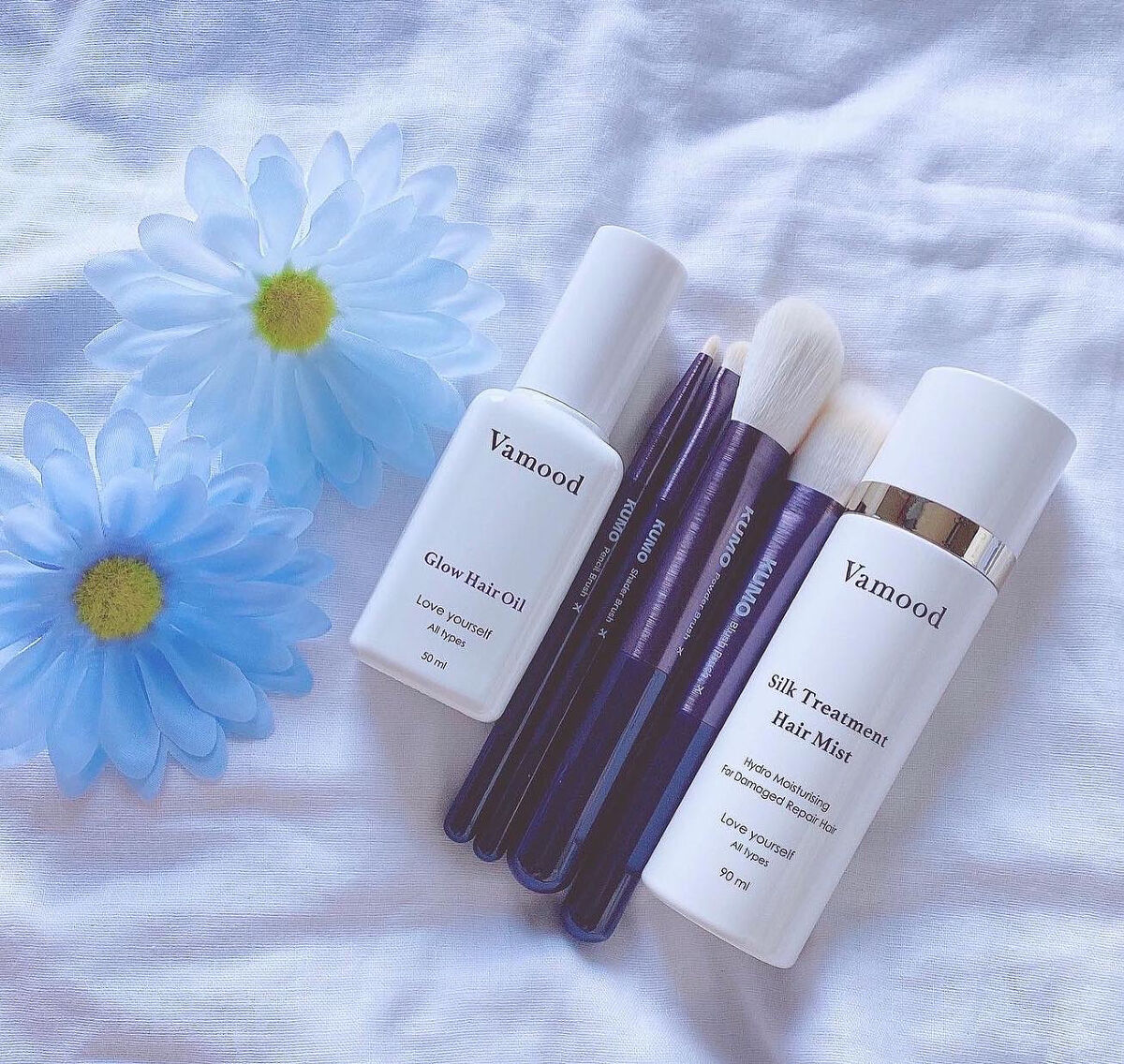 The Violet Brush Set/KUMO/メイクブラシを使ったクチコミ（1枚目）