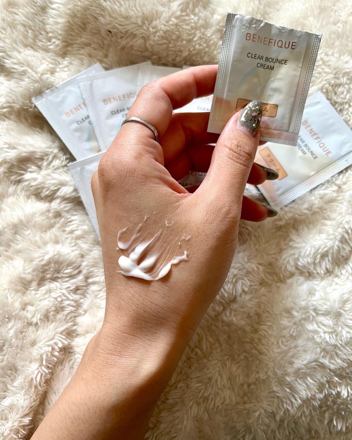 クリアバウンスクリーム /BENEFIQUE/フェイスクリームを使ったクチコミ(3枚目)