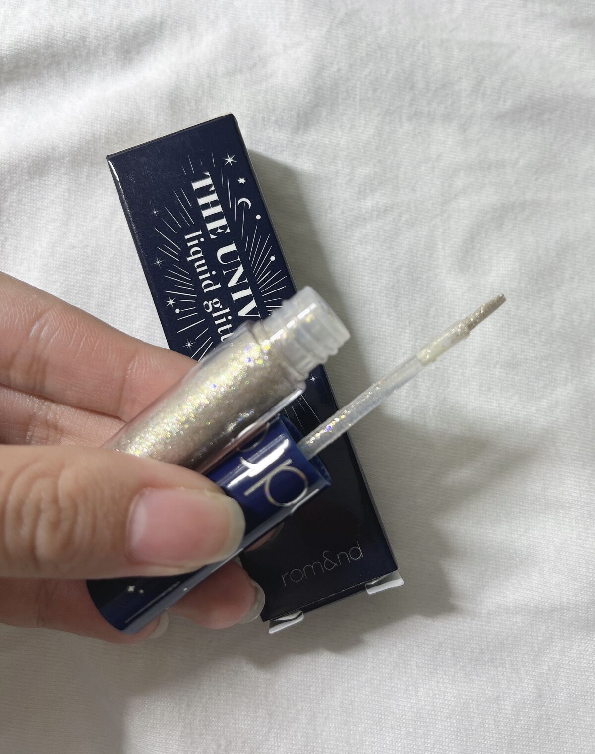 リキッド グリッター シャドウ/rom&nd/グリッターを使ったクチコミ（2枚目）