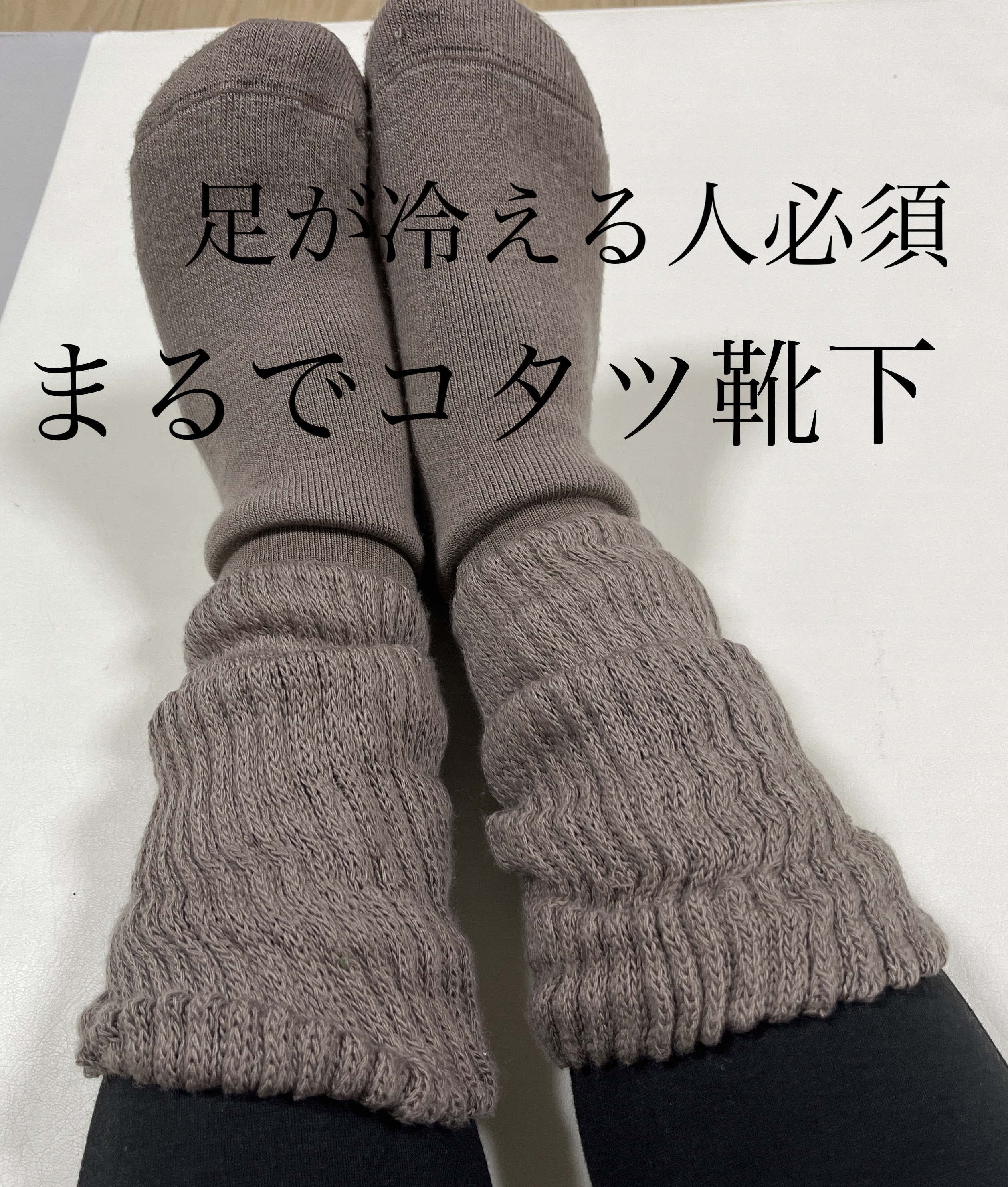靴下サプリ まるでこたつ レディース ソックス/靴下サプリ/暖かい靴下を使ったクチコミ（1枚目）