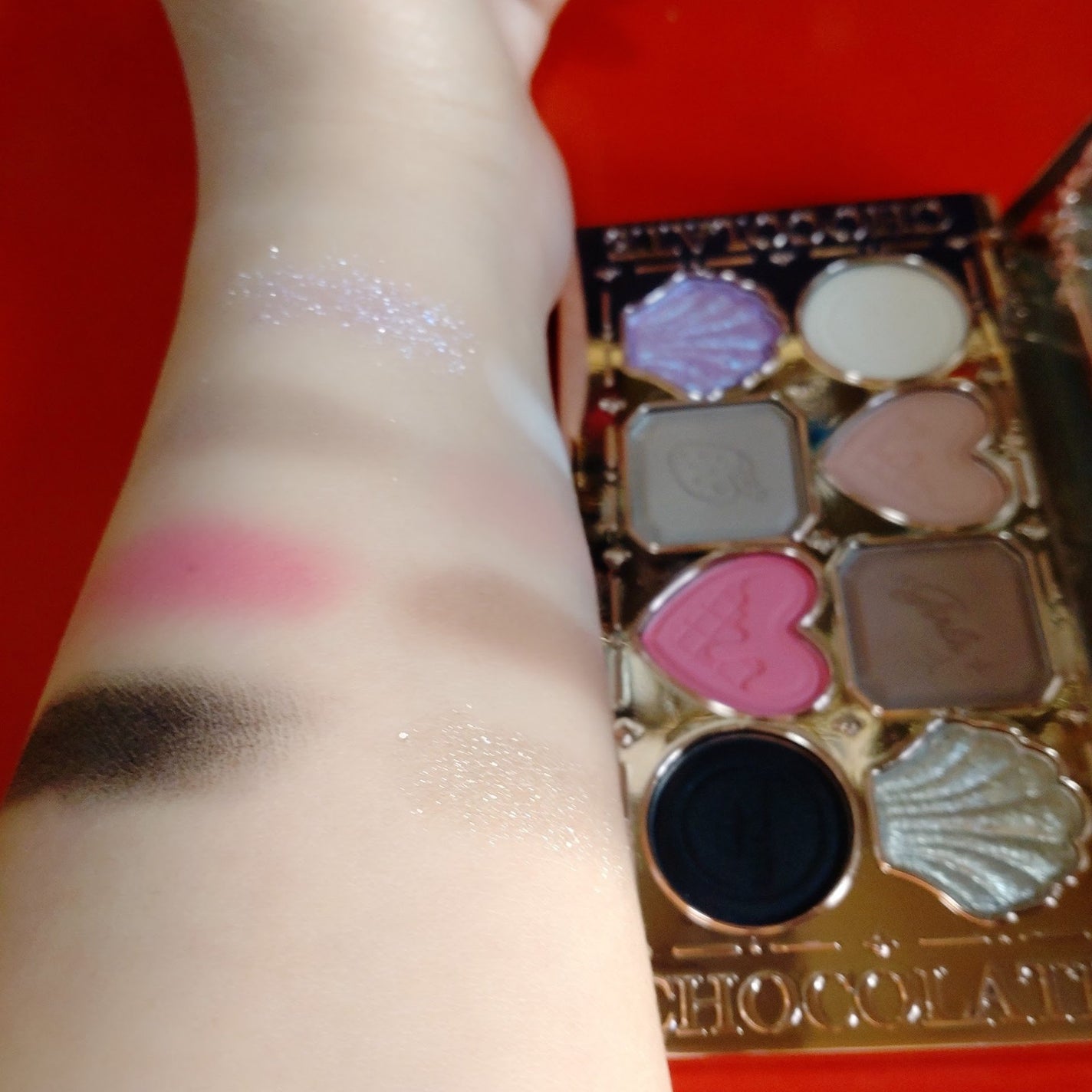 チョコレートシリーズアイシャドウパレット/FlowerKnows/アイシャドウパレットを使ったクチコミ(8枚目)