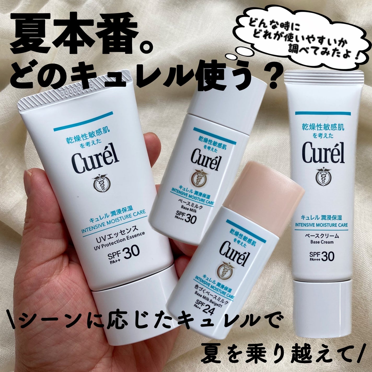 潤浸保湿 ベースミルク /キュレル/日焼け止めミルクを使ったクチコミ(1枚目)