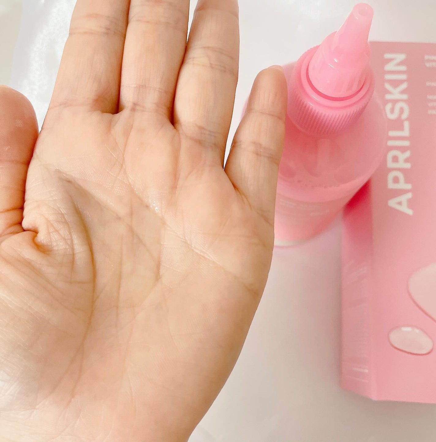 ピンクアロエビタトナー/APRILSKIN/化粧水を使ったクチコミ(4枚目)