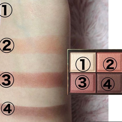 スキニーリッチシャドウ/excel/アイシャドウパレットを使ったクチコミ(3枚目)