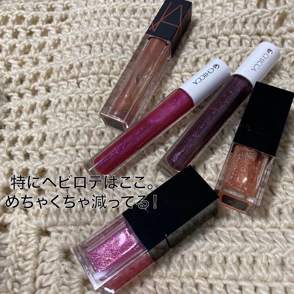 メスメリック グラスリップオイル/CHICCA/リップグロスを使ったクチコミ(10枚目)