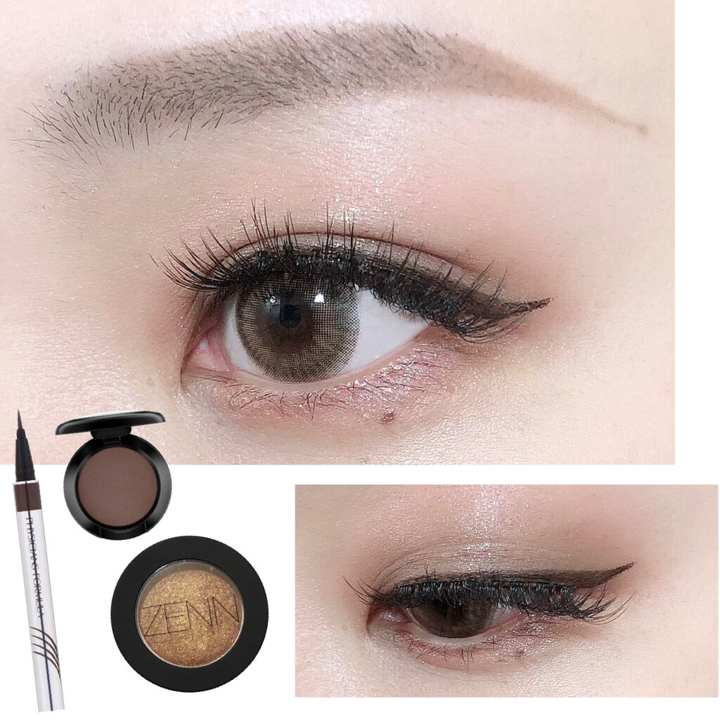 シングル アイシャドウ/ZENN.th/単色アイシャドウを使ったクチコミ（1枚目）