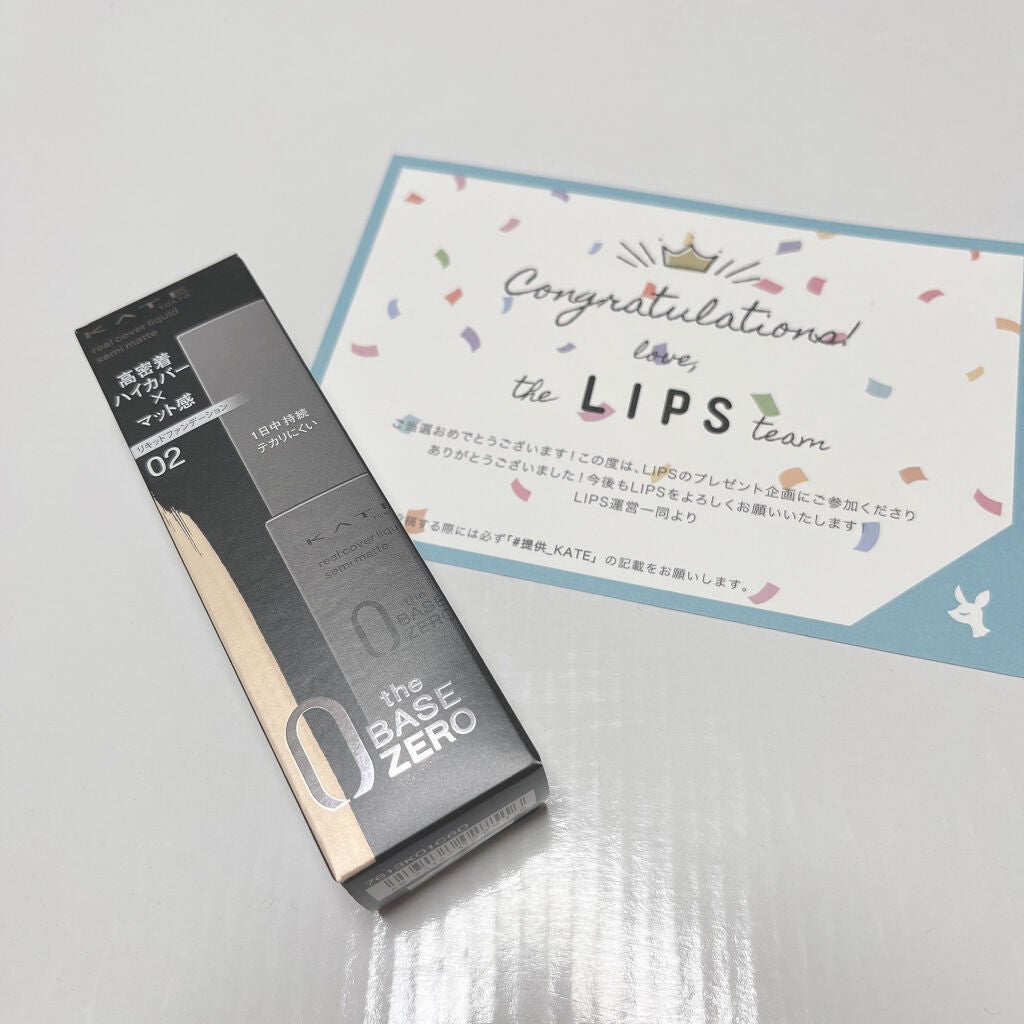 リアルカバーリキッド(セミマット)/KATE/リキッドファンデーションを使ったクチコミ(1枚目)